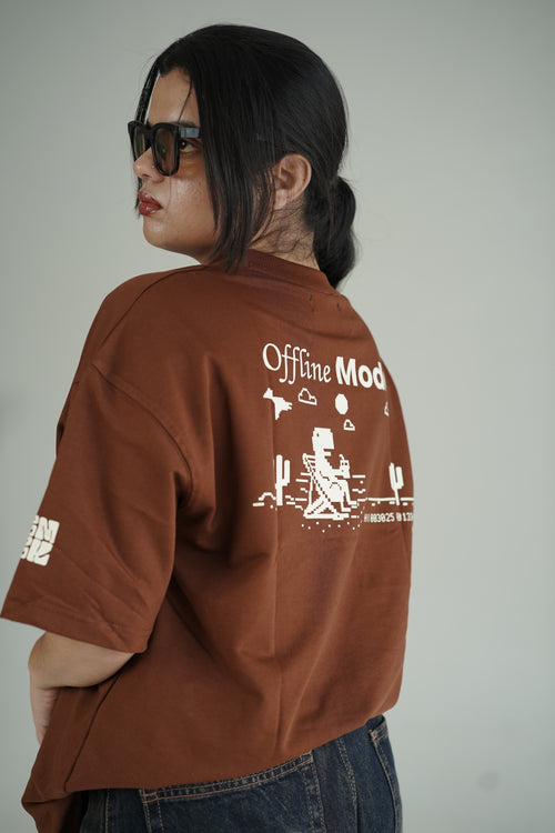 OFFLINE MODE OVERSIZED TEE