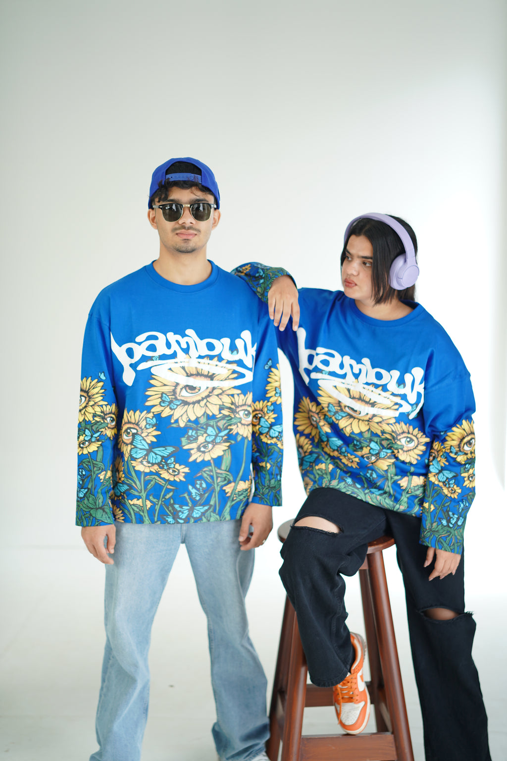 SUNFLOWER GRAPHIC LONG SLEEVE TEE