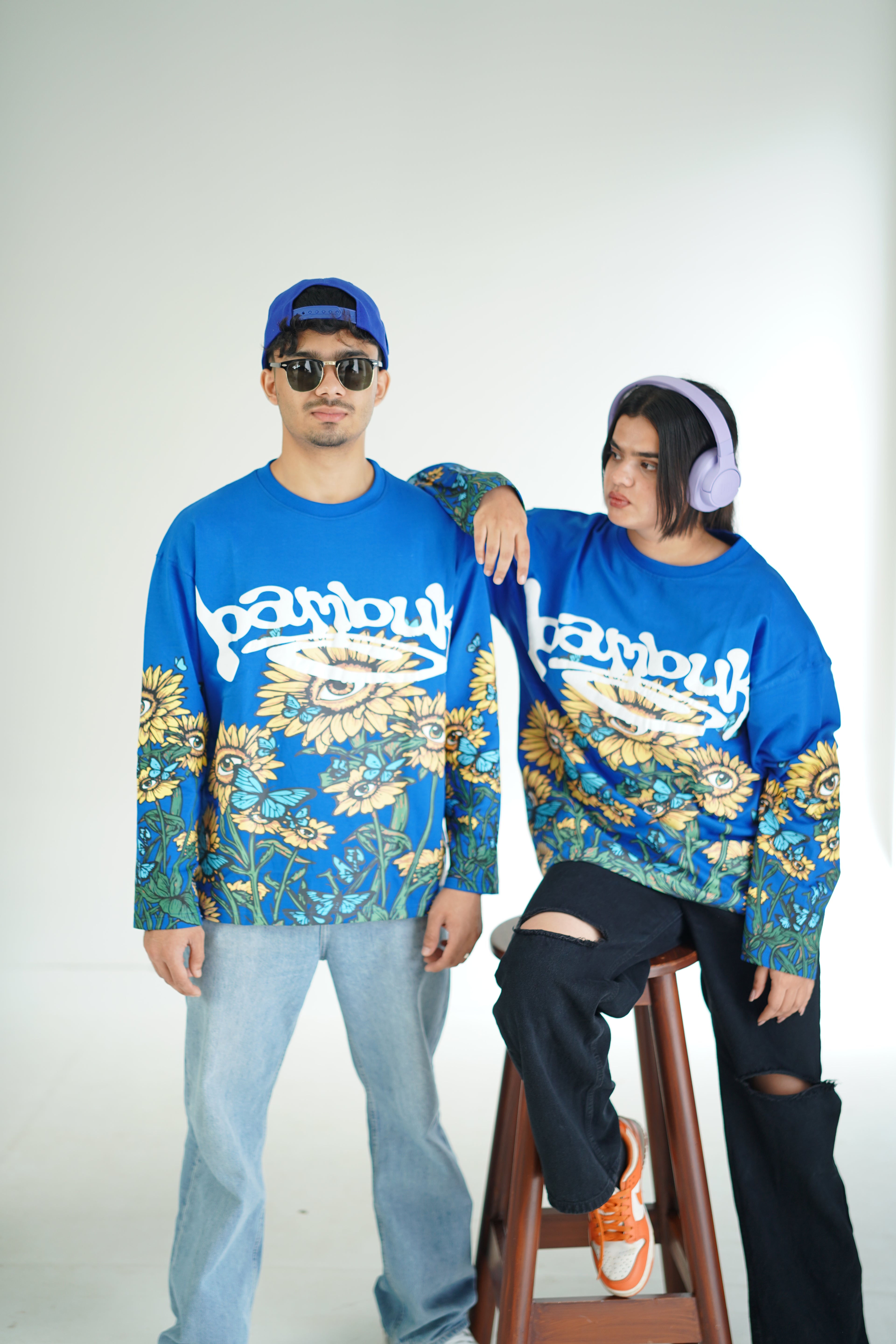 SUNFLOWER GRAPHIC LONG SLEEVE TEE