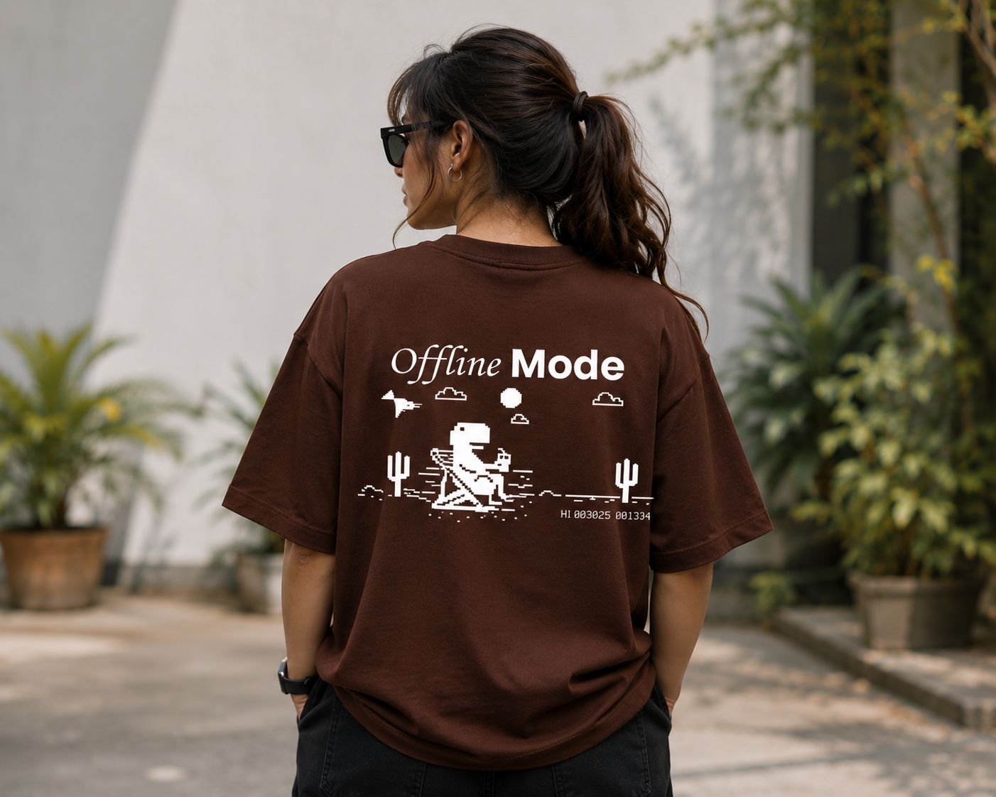 OFFLINE MODE OVERSIZED TEE